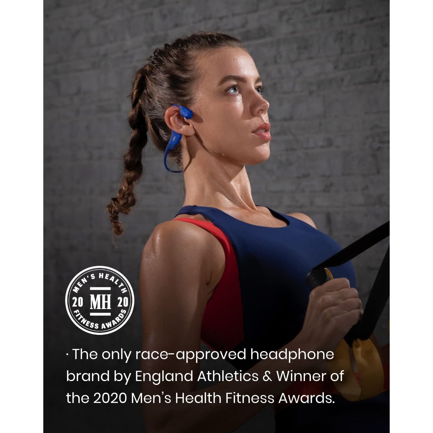 Buy Shokz,Shokz Openrun Mini Bone Conduction Sports Headphones, Bluetooth Wireless Earphones with Mic, 8H Playtime, Open-Ear Waterproof for Running Workout - Blue - Gadcet.com | UK | London | Scotland | Wales| Ireland | Near Me | Cheap | Pay In 3 | Earphones