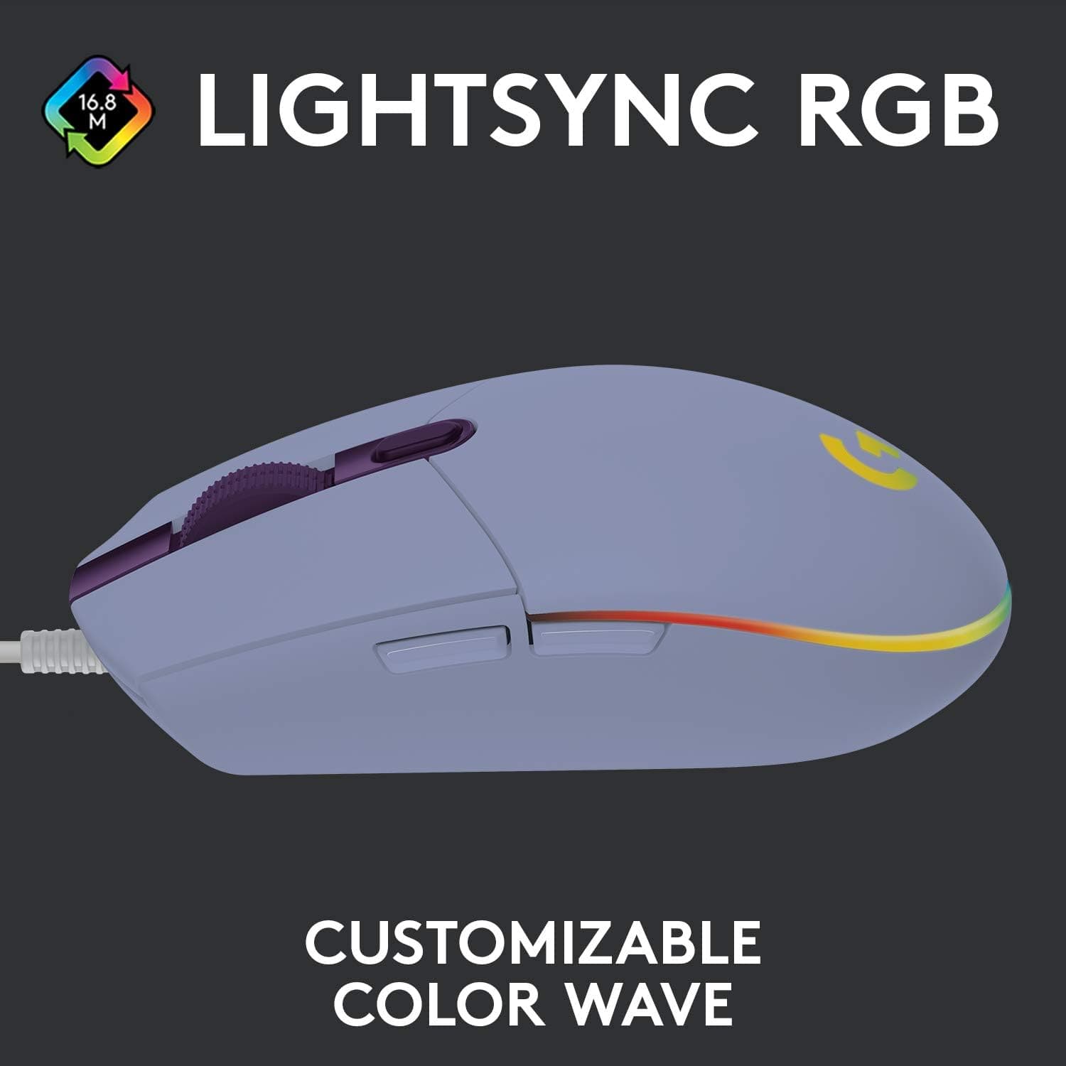Buy Logitech,Logitech G203 LIGHTSYNC Gaming Mouse - Lilac - Gadcet UK | UK | London | Scotland | Wales| Ireland | Near Me | Cheap | Pay In 3 | Computer Components