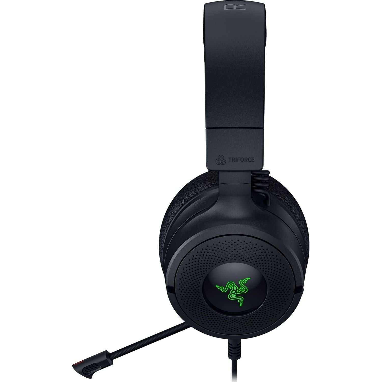 Buy Kraken,Razer Kraken V4 X Wired PC Gaming Headset - TriForce 40mm Drivers, Retractable Mic, 7.1 Surround Sound, Chroma RGB, USB-C for PC, Console & Phones - Black - Gadcet UK | UK | London | Scotland | Wales| Near Me | Cheap | Pay In 3 | Headphones & Headsets