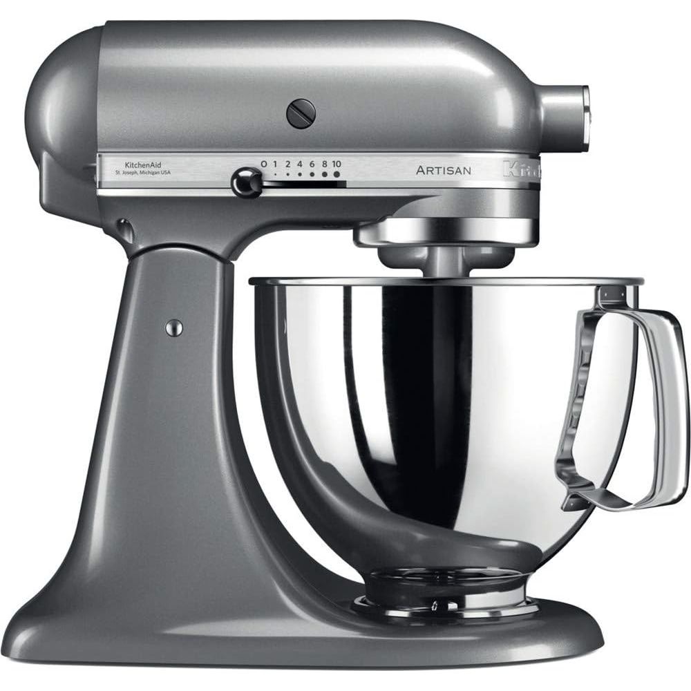 Buy KitchenAid,KitchenAid 5KSM125BCU Artisan Stand Mixer - Silver - Gadcet UK | UK | London | Scotland | Wales| Near Me | Cheap | Pay In 3 | Kitchen & Home Appliances
