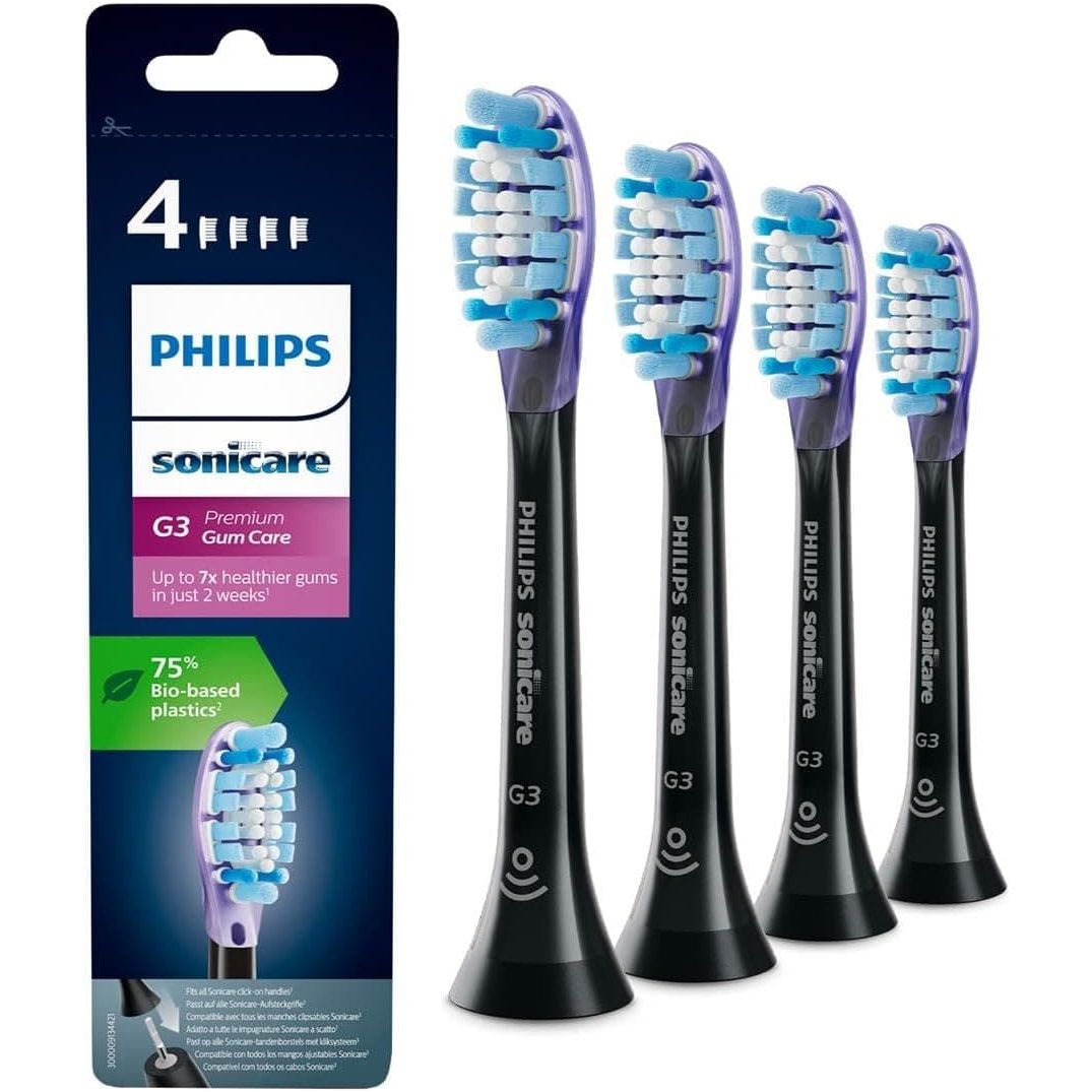 Buy PHILIPS,Philips Sonicare Original G3 Premium Gum Care Standard Sonic Toothbrush Heads - 4 Pack in Black (Model HX9054/33) - Gadcet UK | UK | London | Scotland | Wales| Near Me | Cheap | Pay In 3 | Toothbrush