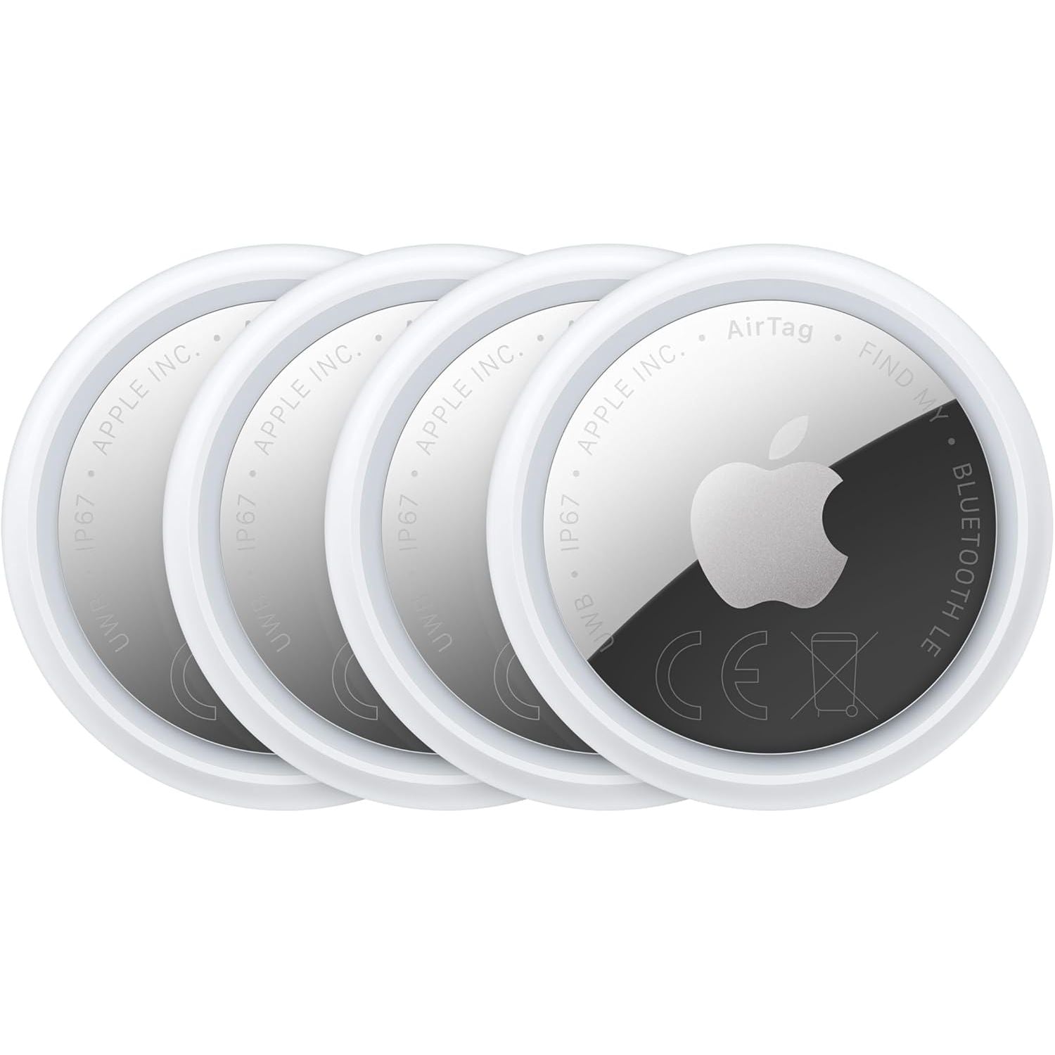 Buy Apple,Apple AirTag 4 Pack 2nd Generation Bluetooth Item Tracker | Key & Wallet Finder - Gadcet UK | UK | London | Scotland | Wales| Near Me | Cheap | Pay In 3 | Bluetooth Item Tracker