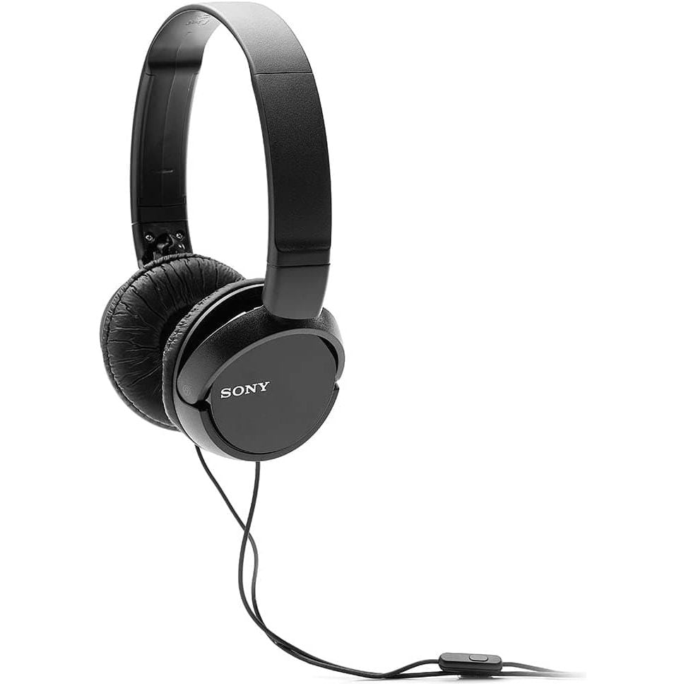 Buy Sony,Sony MDR-ZX110AP On-Ear Headphones with Mic/Remote - Black - Gadcet.com | UK | London | Scotland | Wales| Ireland | Near Me | Cheap | Pay In 3 | Headphones