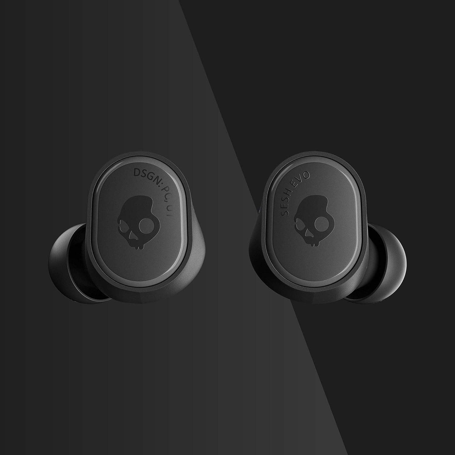Skullcandy Sesh Evo True Wireless Earbuds – Bluetooth, Mic, IP55 Water Resistant, Charging Case, iPhone & Android Compatible - Black - 5