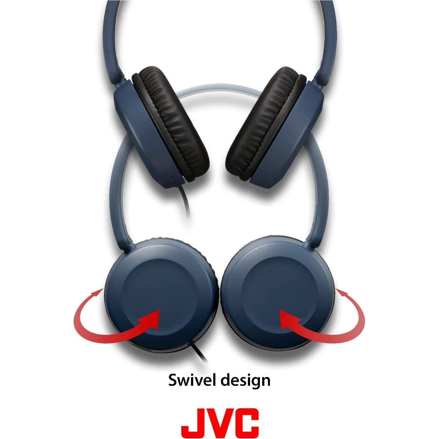 JVC,JVC HA-S31M Wired Over-Ear Headband Headphones with Microphone & Remote - Dusty Pink - Gadcet.com