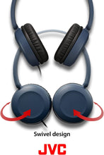 JVC,JVC HA-S31M Wired Over-Ear Headband Headphones with Microphone & Remote - Dusty Pink - Gadcet.com
