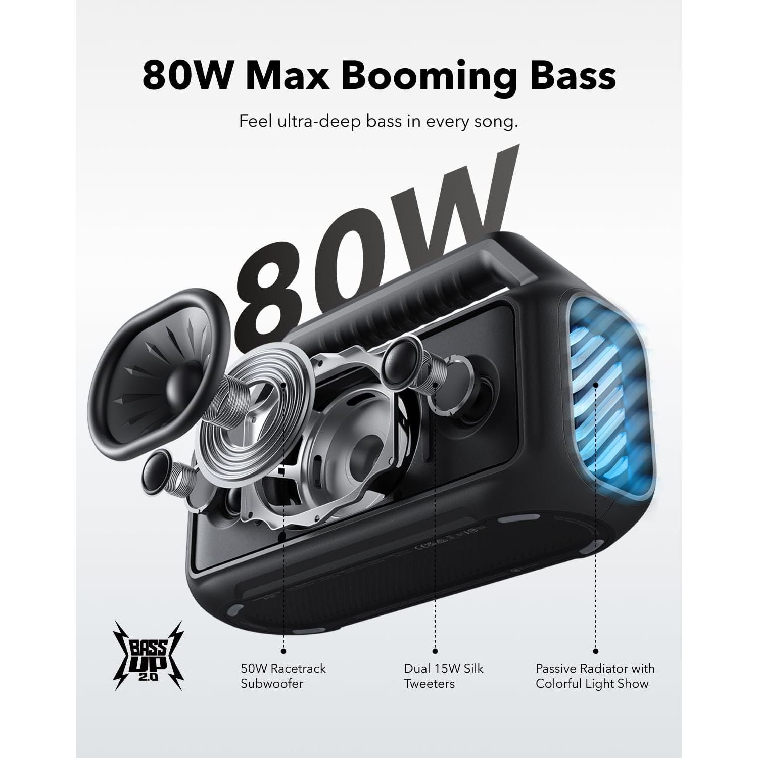 soundcore Boom 2 | Portable Bluetooth Outdoor Speaker