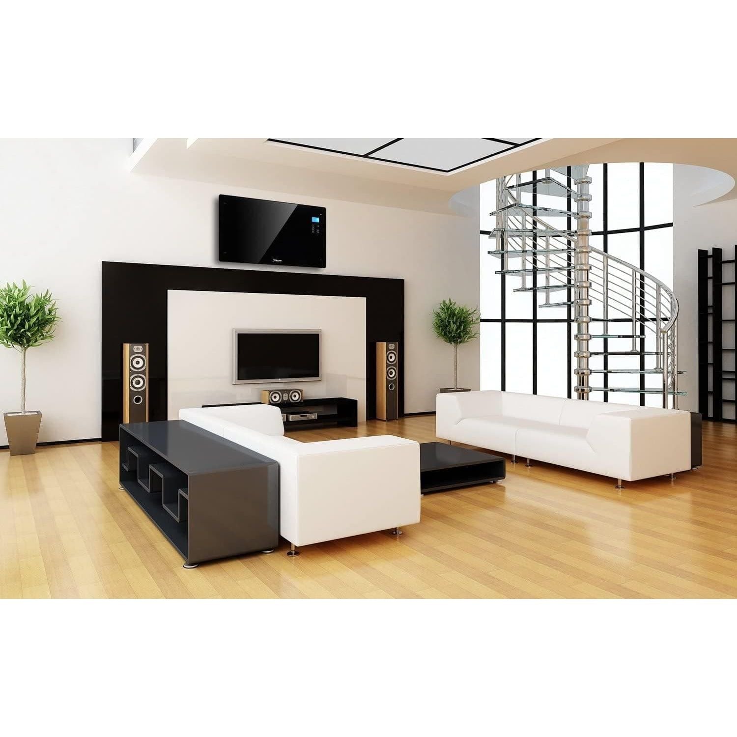 Buy Warme,Wärme WH-20P Designer Electric Heater Low Energy Panel Radiator - 100% Efficient - Ultra Slim (8cm) - 2Kw - Programmable Digital Thermostat - Wall Mountable - Black - Gadcet UK | UK | London | Scotland | Wales| Near Me | Cheap | Pay In 3 | Heating Radiators