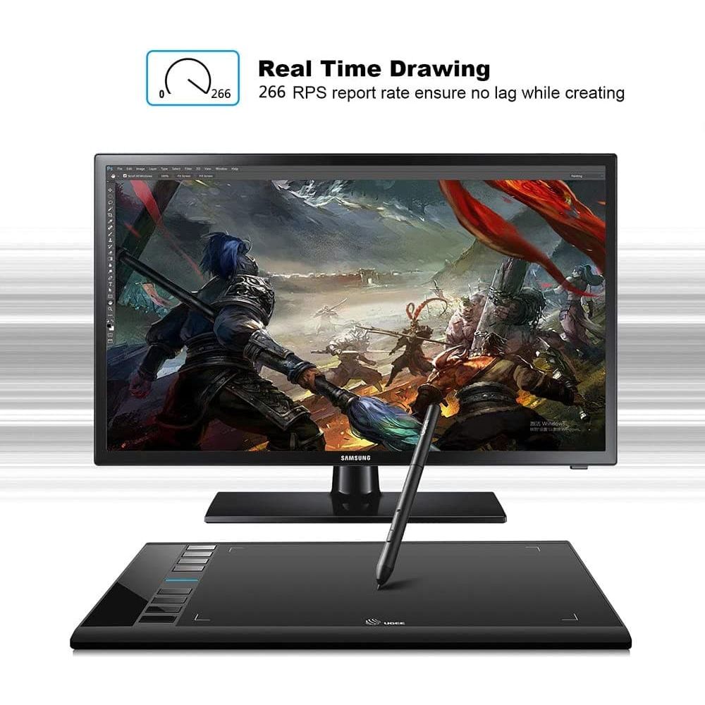 Buy UGEE,UGEE M708 V3 Drawing Tablet,10x6in 3D Digital Graphics Tablet with 8192 Level Battery-free Tilt Pen, 8 Hot Keys, Art Design Creation - Gadcet.com | UK | London | Scotland | Wales| Ireland | Near Me | Cheap | Pay In 3 | Tablet Computers