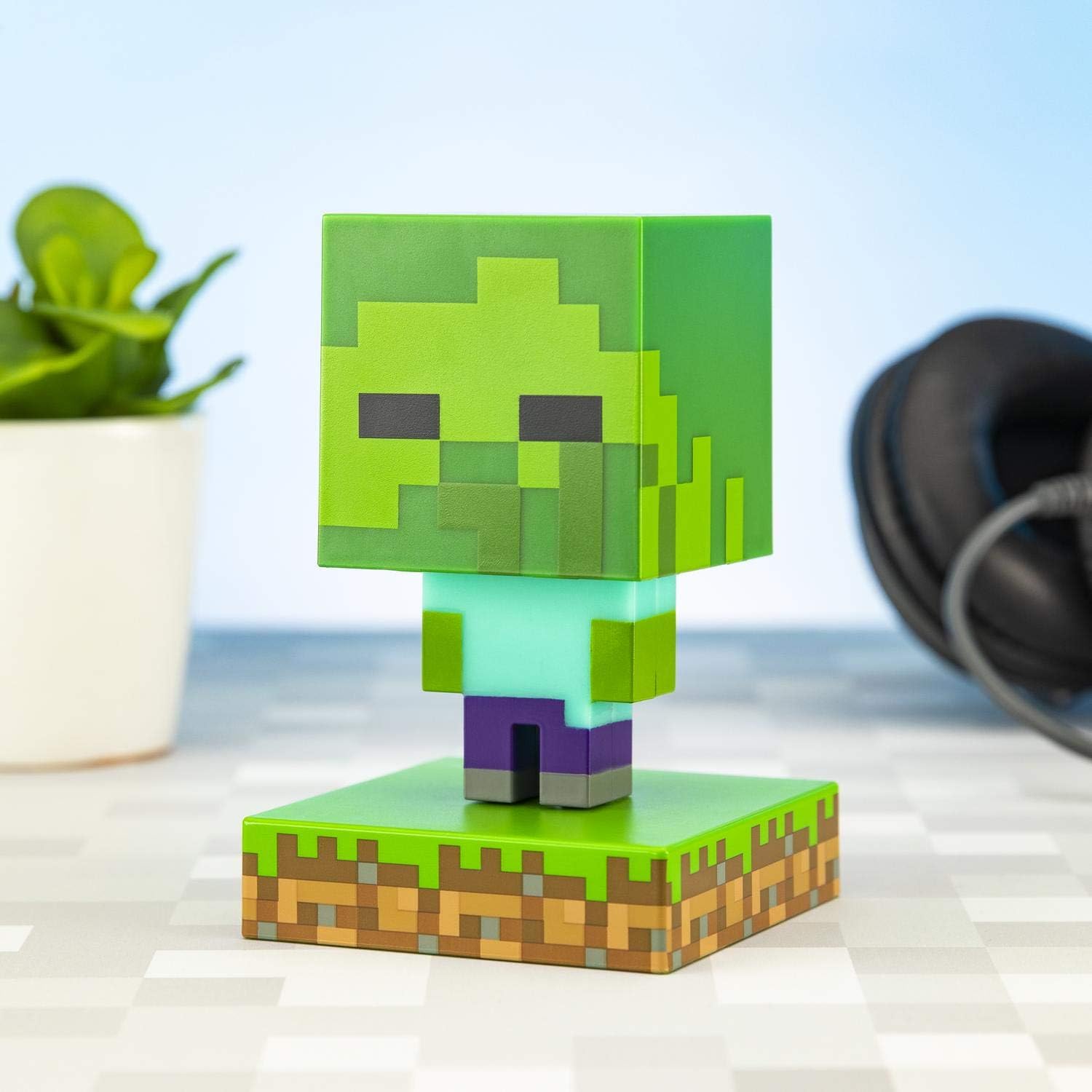Buy Paladone,Minecraft Zombie Icon Light – Officially Licensed LED Night Light, Battery Powered (Green) | Paladone - Gadcet UK | UK | London | Scotland | Wales| Near Me | Cheap | Pay In 3 | Toy