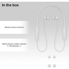 Buy Sony,Sony WI-C100 Wireless In-ear Headphones - Up to 25 hours of battery life - Water resistant - White - Gadcet UK | UK | London | Scotland | Wales| Ireland | Near Me | Cheap | Pay In 3 | Earphones