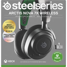 SteelSeries Arctis Nova 7X Wireless Gaming Headset – Xbox Series X/S, Dual Wireless & Bluetooth, 38H Battery, AI Mic, USB-C – Black | Also Supports PS5 & PC