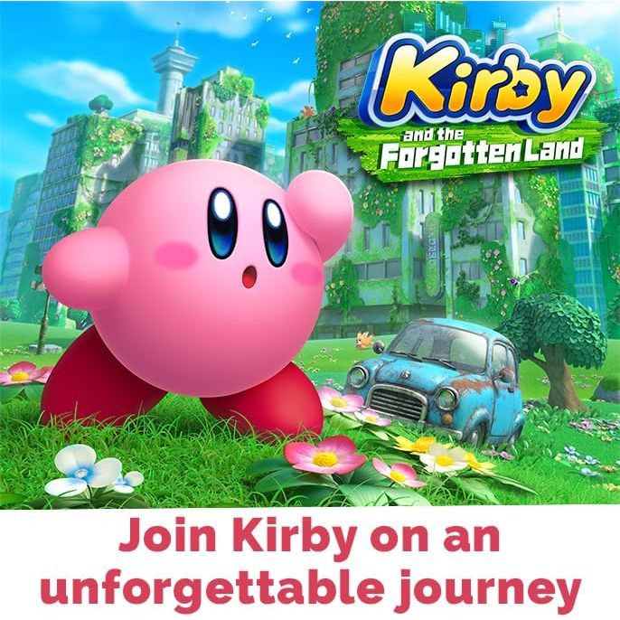 Buy Nintendo,Kirby and the Forgotten Land - Nintendo Switch Game - Gadcet UK | UK | London | Scotland | Wales| Near Me | Cheap | Pay In 3 | Video Game Software