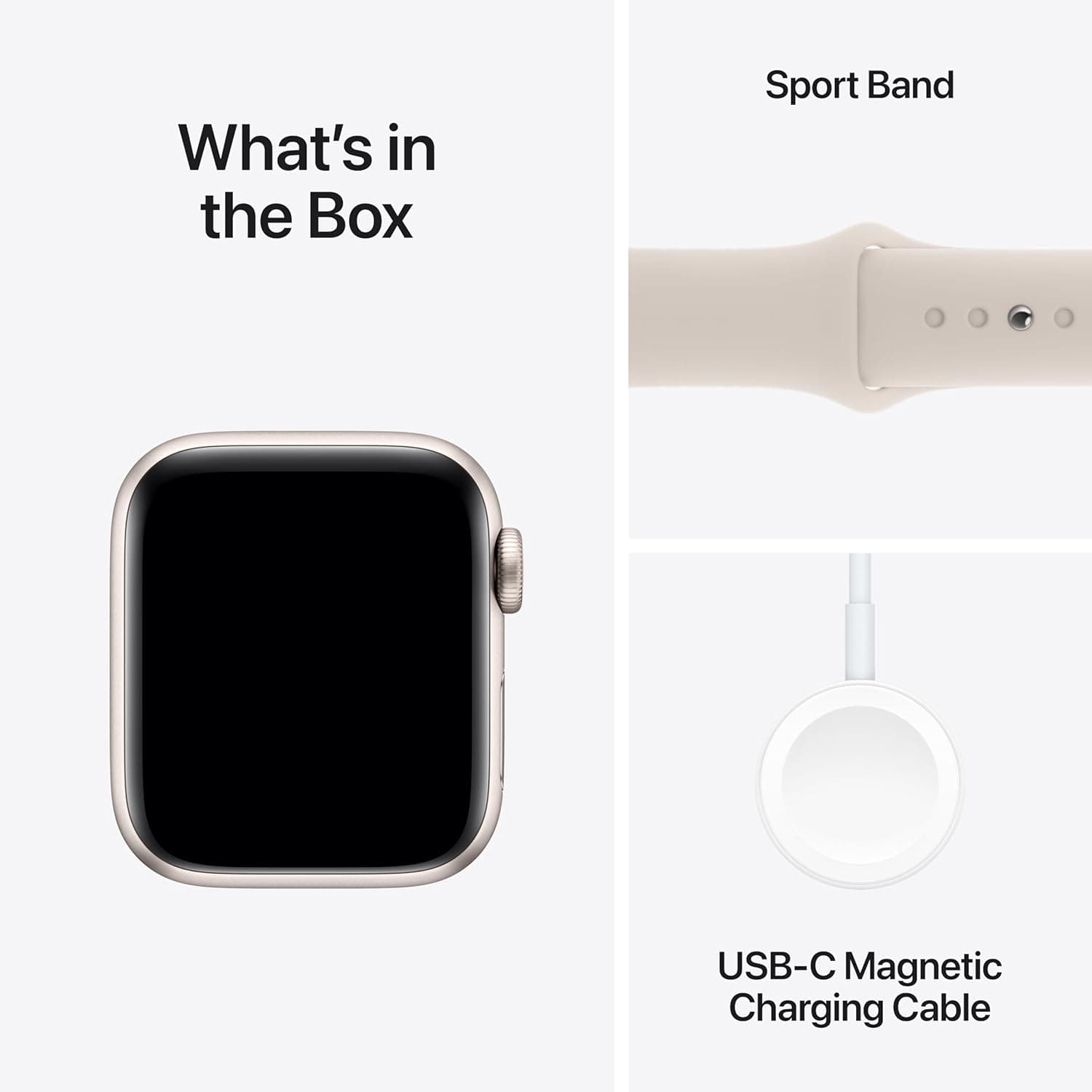 Buy Apple,Apple Watch SE 2nd Gen, 2023, GPS, 40mm Smartwatch - Starlight Aluminium Case with Starlight Sport Band (S/M) - Gadcet UK | UK | London | Scotland | Wales| Near Me | Cheap | Pay In 3 | Smart Watches