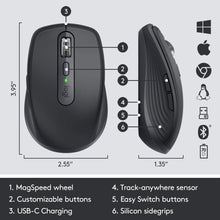 Buy Logitech,Logitech MX Anywhere 3 Wireless Mouse - Graphite - Gadcet UK | UK | London | Scotland | Wales| Near Me | Cheap | Pay In 3 | Mice & Trackballs
