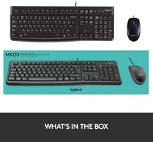 Buy Logitech,Logitech MK120 Wired Keyboard and Mouse Combo for Windows - Gadcet UK | UK | London | Scotland | Wales| Ireland | Near Me | Cheap | Pay In 3 | Keyboard & Mouse