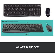 Buy Logitech,Logitech MK120 Wired Keyboard and Mouse Combo for Windows - Gadcet UK | UK | London | Scotland | Wales| Ireland | Near Me | Cheap | Pay In 3 | Keyboard & Mouse