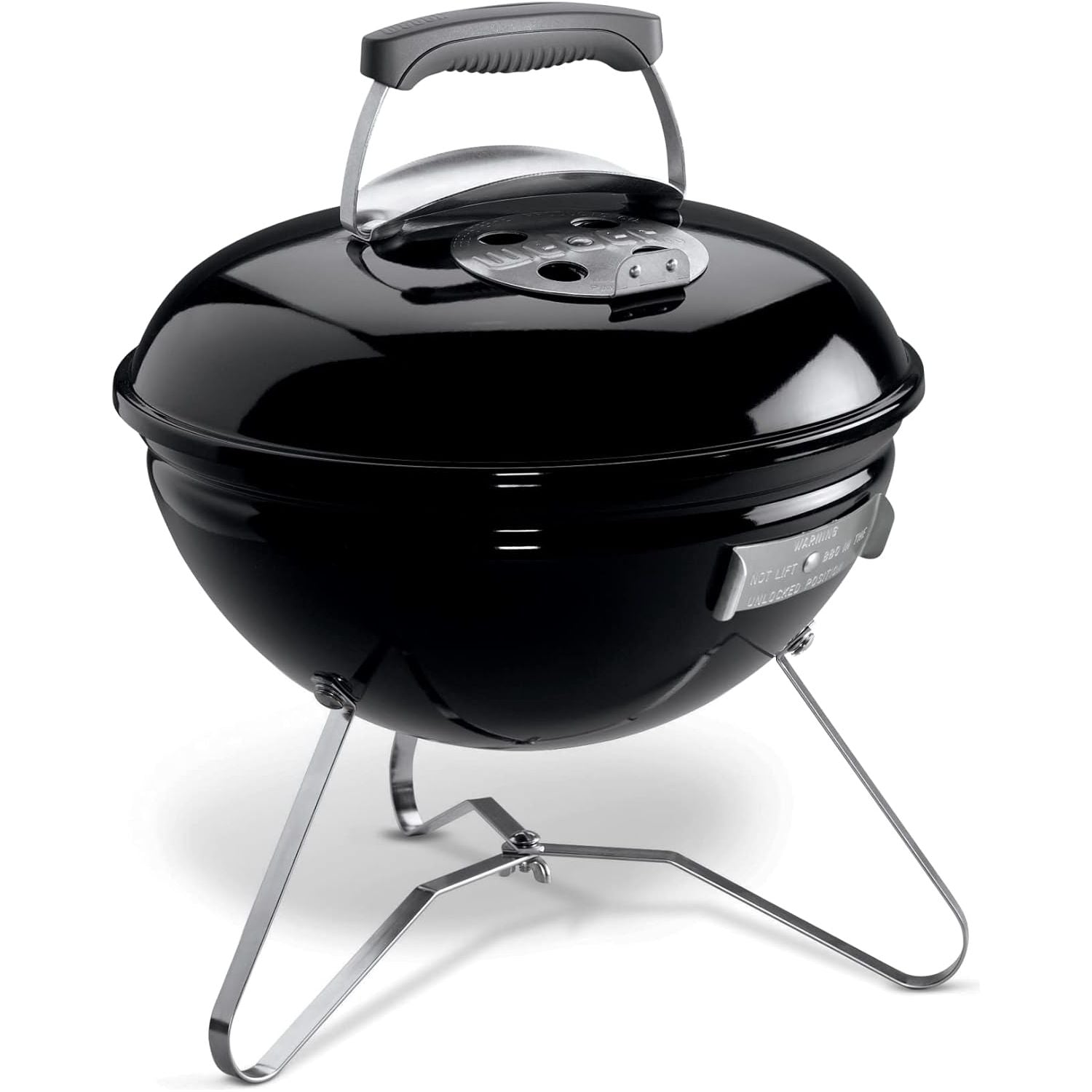 Buy Weber,Weber Smokey Joe Charcoal Grill BBQ, 37cm, Portable with Lid & Plated Steel Legs, Porcelain-Enamelled Bowl - Black (1111004) - Gadcet UK | UK | London | Scotland | Wales| Near Me | Cheap | Pay In 3 | Outdoor Grills