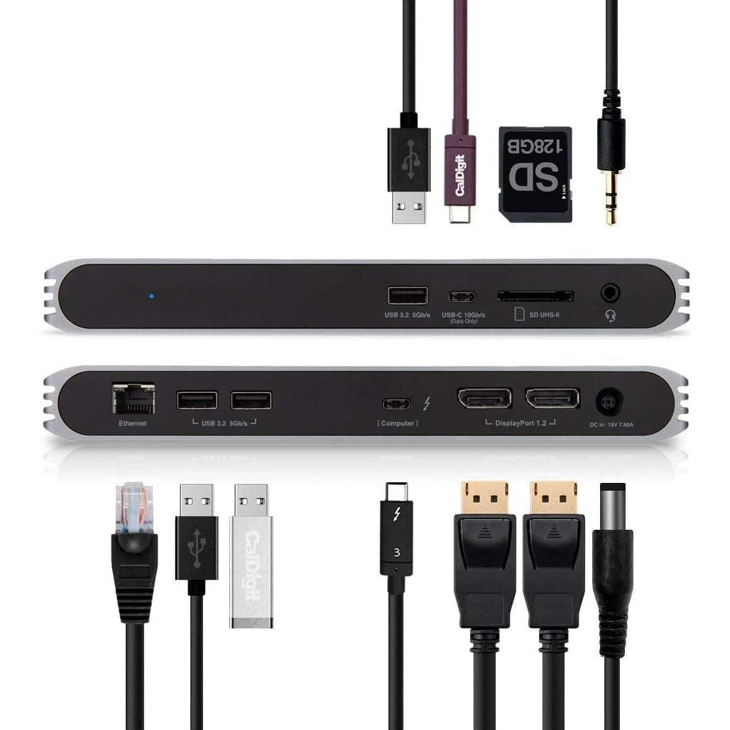 Buy CalDigit,CalDigit USB-C Pro Dock - 85W Charging, Thunderbolt 3, UHS II SD Card Slot, USB C Gen 2, USB A x 3, Dual DisplayPort 1.2, LAN, 3.5mm Audio for Thunderbolt and USB-C Computers 0.7 Meter Cable - Grey - Gadcet UK | UK | London | Scotland | Wales| Ireland | Near Me | Cheap | Pay In 3 | Electronics Accessories