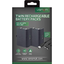 Buy Venom,Venom Xbox One Rechargeable Battery Twin Pack: Black (Xbox One) - Gadcet UK | UK | London | Scotland | Wales| Near Me | Cheap | Pay In 3 | Video Game Console Accessories