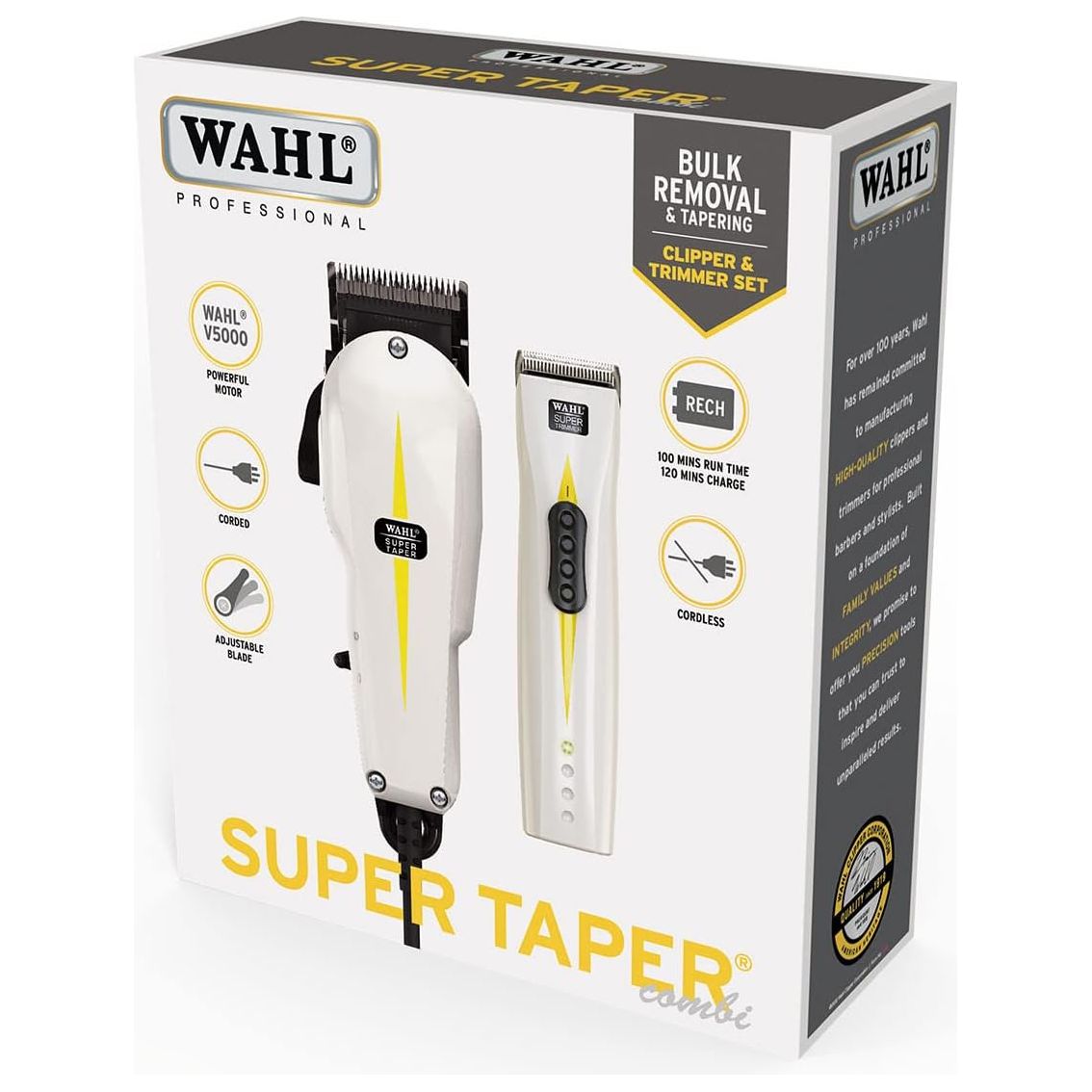 Buy WAHL,Super Taper and Super Trimmer Combi Pack, Professional Hair Clippers, Pro Hair Trimmers, Pro Haircutting Kit, Adjustable Taper Lever, Corded Clipper, Lightweight Cordless Trimmer, Barbers Supplies - Gadcet UK | UK | London | Scotland | Wales| Near Me | Cheap | Pay In 3 | Hair Clippers & Trimmers