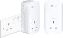 TP-Link,TP-Link 1-Port Gigabit Passthrough Powerline Starter Kit, Data Transfer Speed Up to 1300 Mbps, Ideal for HD Video Streaming and Online Gaming, No Configuration Required, UK Plug (TL-PA8010PKIT) - Gadcet.com