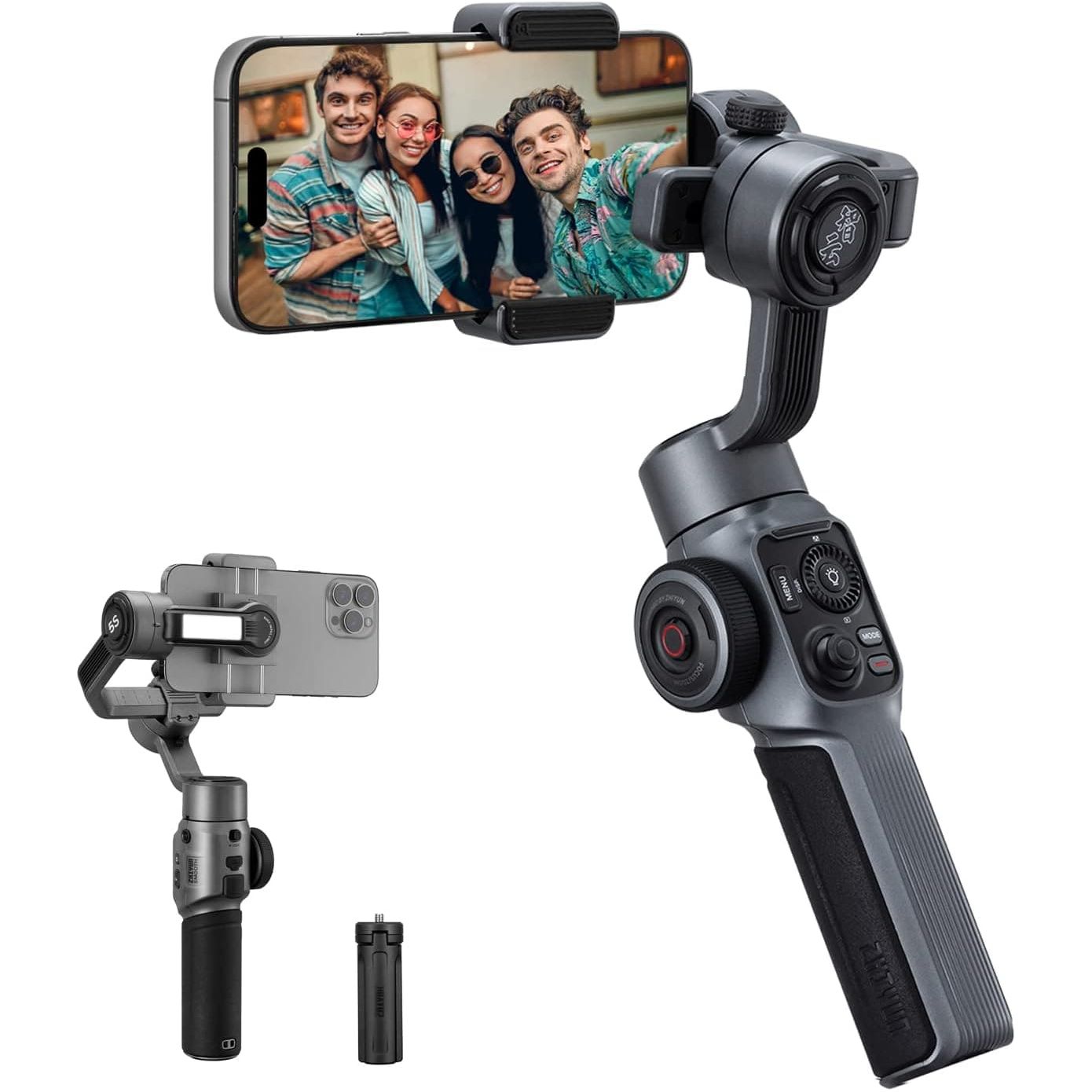 Buy ZHIYUN,Zhiyun Smooth 5S - Gimbal Stabilizer for Smartphones - Grey - Gadcet UK | UK | London | Scotland | Wales| Ireland | Near Me | Cheap | Pay In 3 | Camera Parts & Accessories