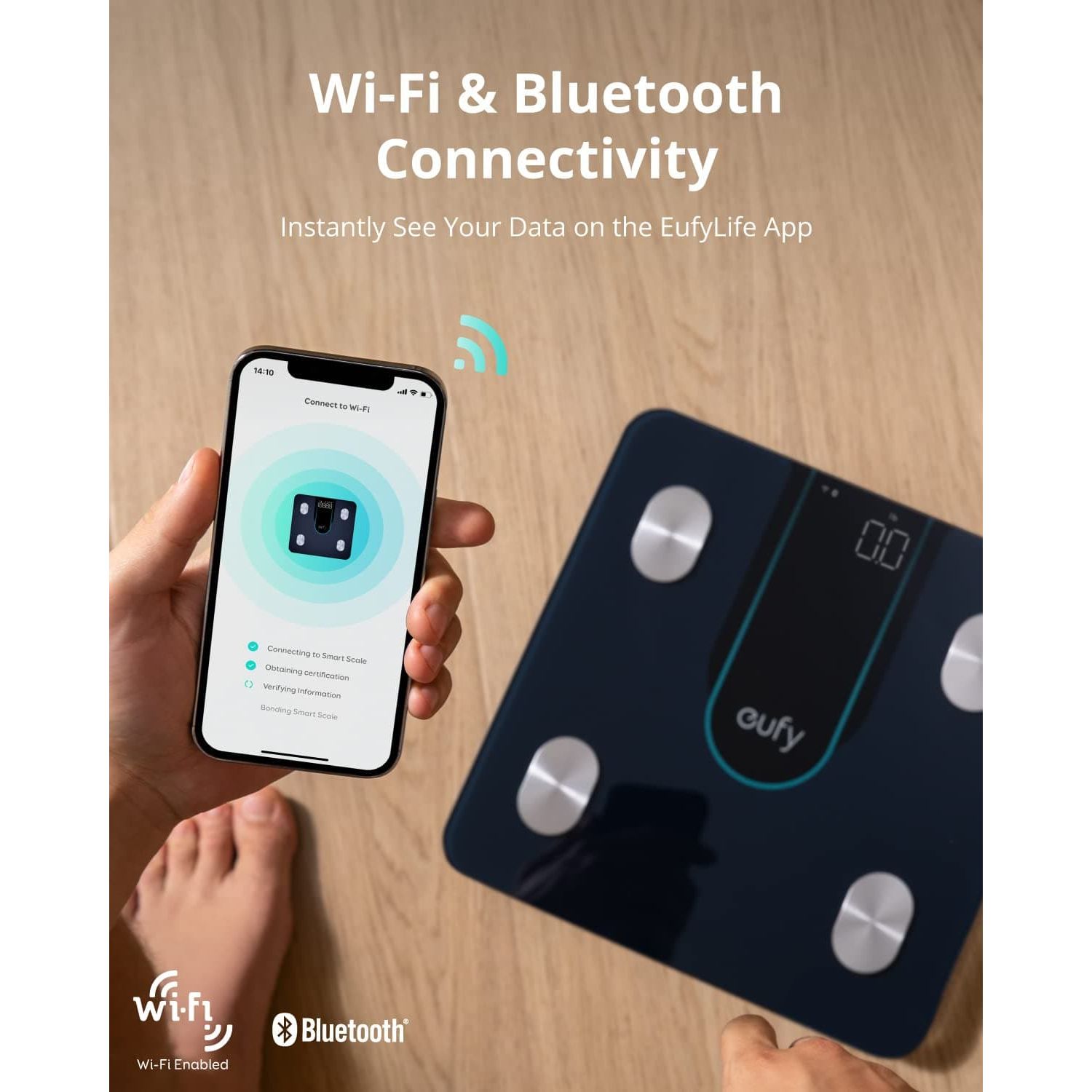 Buy eufy,eufy Smart Scale P2, Digital Bathroom Scale with Wi-Fi, Bluetooth, IPX5 Waterproof - Gadcet UK | UK | London | Scotland | Wales| Ireland | Near Me | Cheap | Pay In 3 | Smart Scale