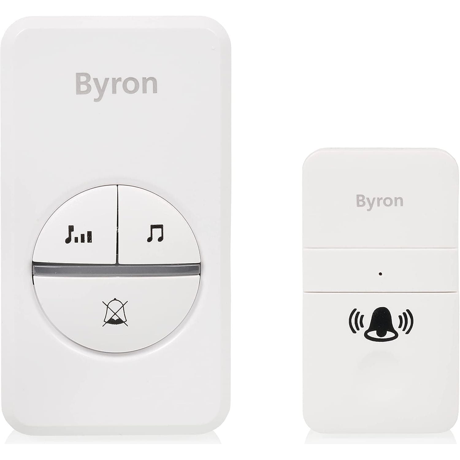 Buy Byron,Byron DBY-23442BS Wireless Doorbell Set - Kinetic Energy - White - Gadcet UK | UK | London | Scotland | Wales| Ireland | Near Me | Cheap | Pay In 3 | Door Bells & Chimes