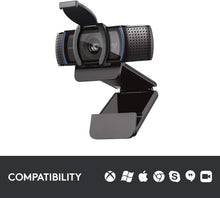 Buy Logitech,Logitech C920S HD Pro Webcam - Full HD 1080p/30fps, Clear Stereo Audio, HD Light Correction, Privacy Shutter, Streaming, Works with Skype, Zoom, FaceTime, PC/Mac/Laptop/Tablet/Xbox - Black - Gadcet UK | UK | London | Scotland | Wales| Near Me | Cheap | Pay In 3 | Webcams