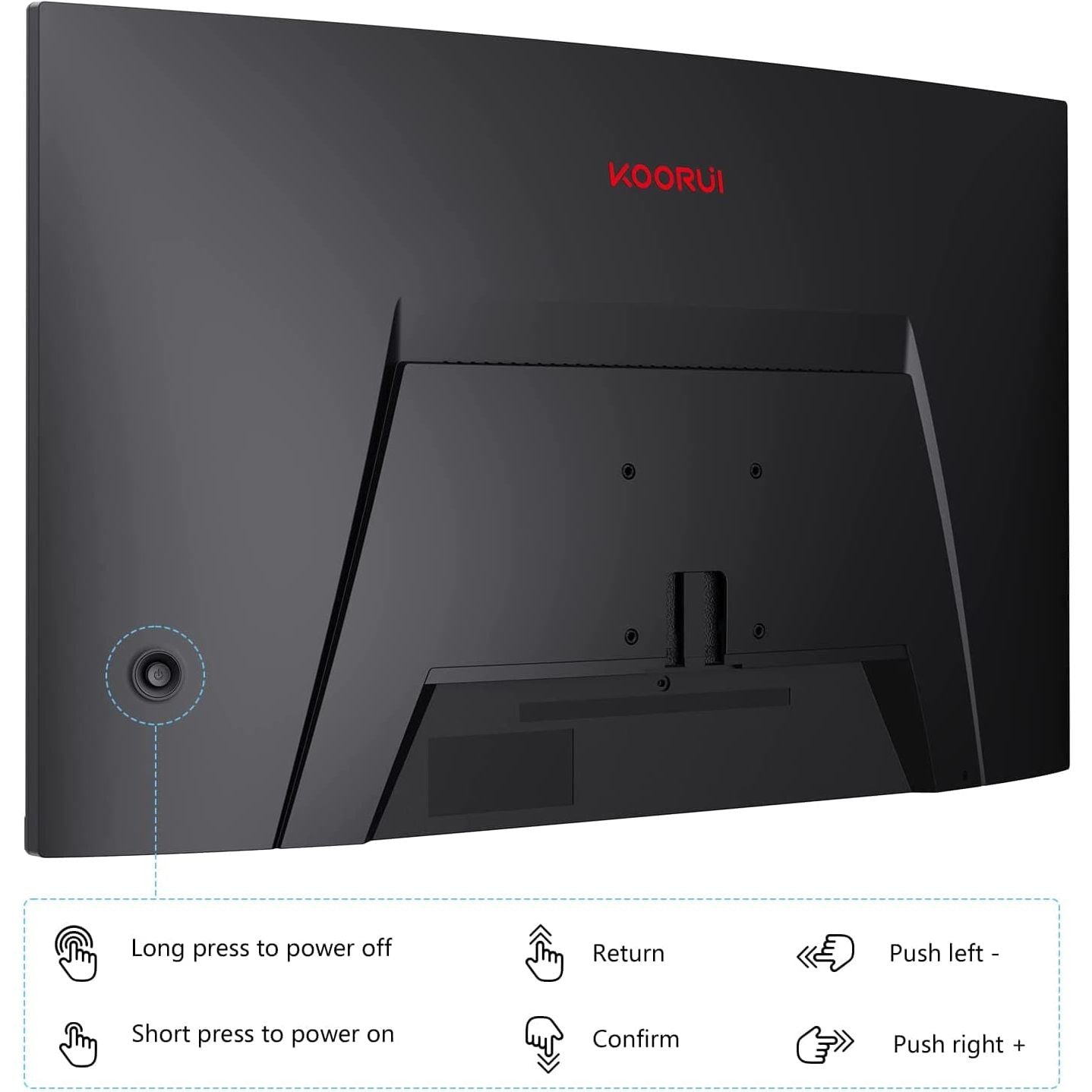 Buy KooRui,KOORUI QHD Curved 27 Inch Monitor - Gadcet.com | UK | London | Scotland | Wales| Ireland | Near Me | Cheap | Pay In 3 | Computer Monitors