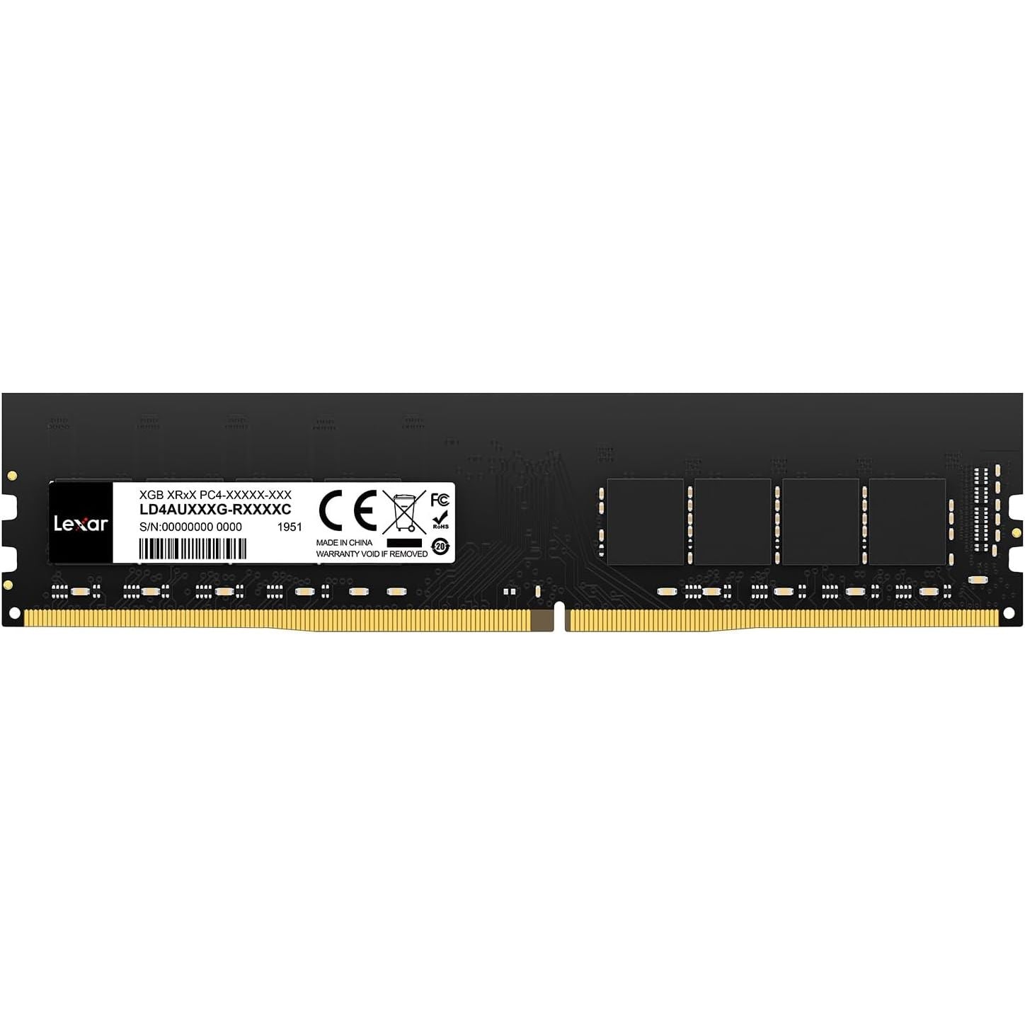 Buy Lexar,Lexar 8GB DDR4 3200MHz UDIMM Desktop RAM – 288-Pin High-Performance Memory (LD4AU008G-B3200ASST) - Gadcet UK | UK | London | Scotland | Wales| Near Me | Cheap | Pay In 3 | RAM