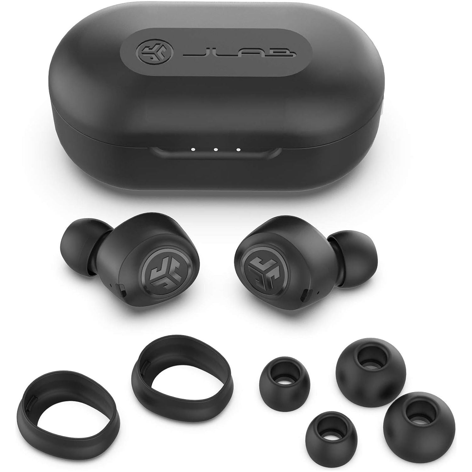 Buy JLab,JLab JBuds Air True Wireless Earbuds - Bluetooth Earphones with USB Charging Case, IP55 Sweat-Resistant, Custom EQ3 Sound, Black - Gadcet UK | UK | London | Scotland | Wales| Near Me | Cheap | Pay In 3 | In-Ear Headphones
