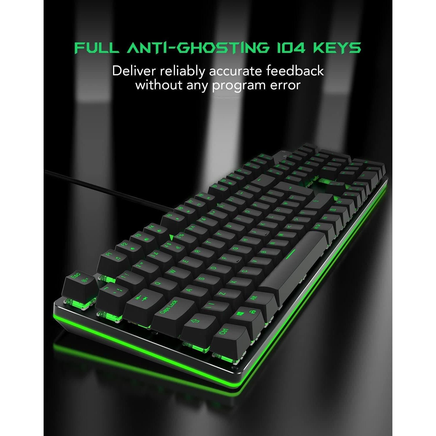 Buy Black Shark,Black Shark Sixgill K2 RGB Mechanical Gaming Keyboard, 105 Keys UK Layout, Blue Switches, Full Anti-Ghosting, Aluminum Base, for PC Gamers - Gadcet UK | UK | London | Scotland | Wales| Near Me | Cheap | Pay In 3 | Keyboards