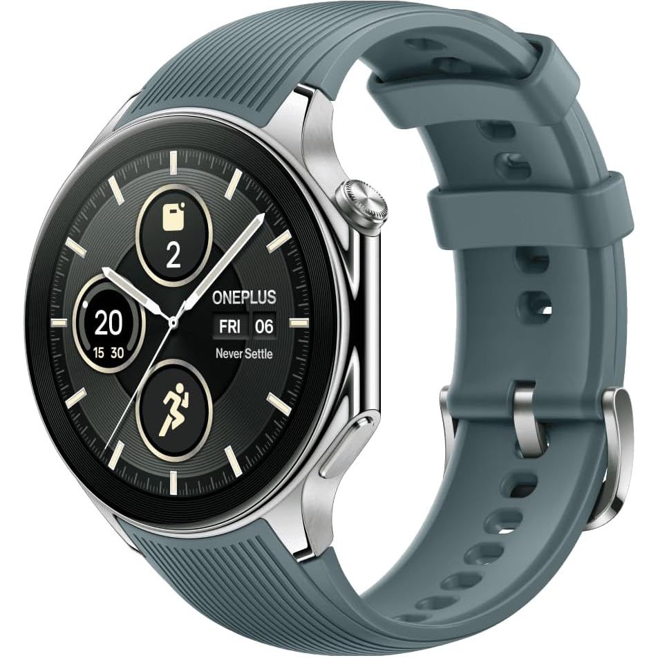 Buy OnePlus,OnePlus Watch 2 - 46mm, Bluetooth, Wi-Fi, Radiant Steel - Gadcet UK | UK | London | Scotland | Wales| Near Me | Cheap | Pay In 3 | Smart Watches