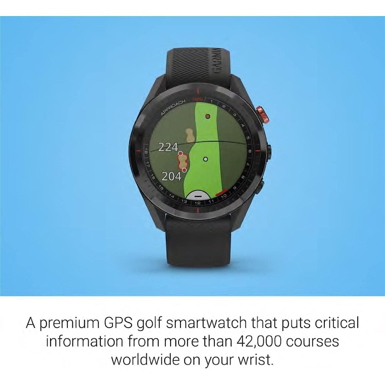 Buy Garmin,Garmin Approach S62, Premium Golf GPS Watch, Built-in Virtual Caddie, Mapping and Full Color Screen, Black - Gadcet UK | UK | London | Scotland | Wales| Ireland | Near Me | Cheap | Pay In 3 | Smart Watch