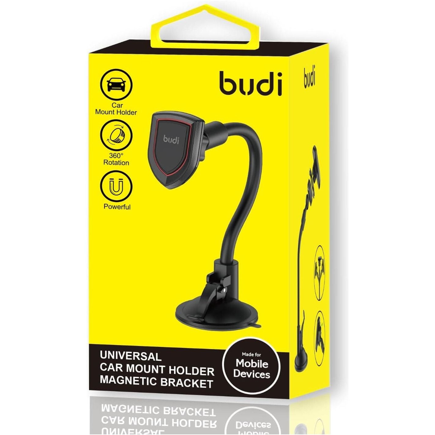 Buy Budi,Budi Phone Holder for Cars, Strong Suction Car Phone Holder for Dashboard / Windscreen / Universal Mobile Phone Holder for Car, 360 Degree Rotation Car Phone Mount for iPhone Samsung Oneplus etc. - Gadcet UK | UK | London | Scotland | Wales| Ireland | Near Me | Cheap | Pay In 3 | Mobile Phone Stands