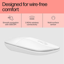 Buy HP,HP Z3700 Wireless Mouse – White, Slim Design, 2.4GHz, Multi-Device Compatible, 1200 DPI Optical Sensor, Up to 16-Month Battery Life - Gadcet UK | UK | London | Scotland | Wales| Near Me | Cheap | Pay In 3 | Mice & Trackballs