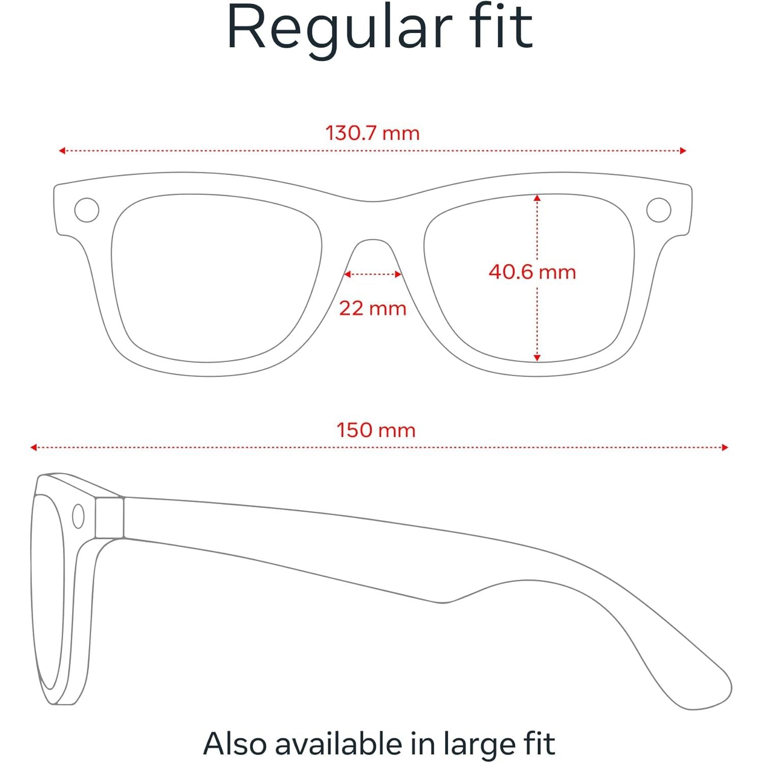 Buy Meta/Ray-Ban,Ray‑Ban Meta Wayfarer RW4008 – Large Matte Black & Graphite Green Smart Glasses - Gadcet UK | UK | London | Scotland | Wales| Near Me | Cheap | Pay In 3 | Smart Glasses