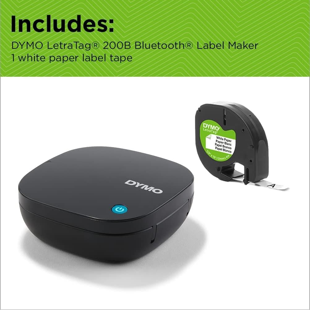 Buy Dymo,Dymo Letratag 200B Bluetooth Label Printer - Black - Gadcet UK | UK | London | Scotland | Wales| Ireland | Near Me | Cheap | Pay In 3 | Print, Copy, Scan & Fax