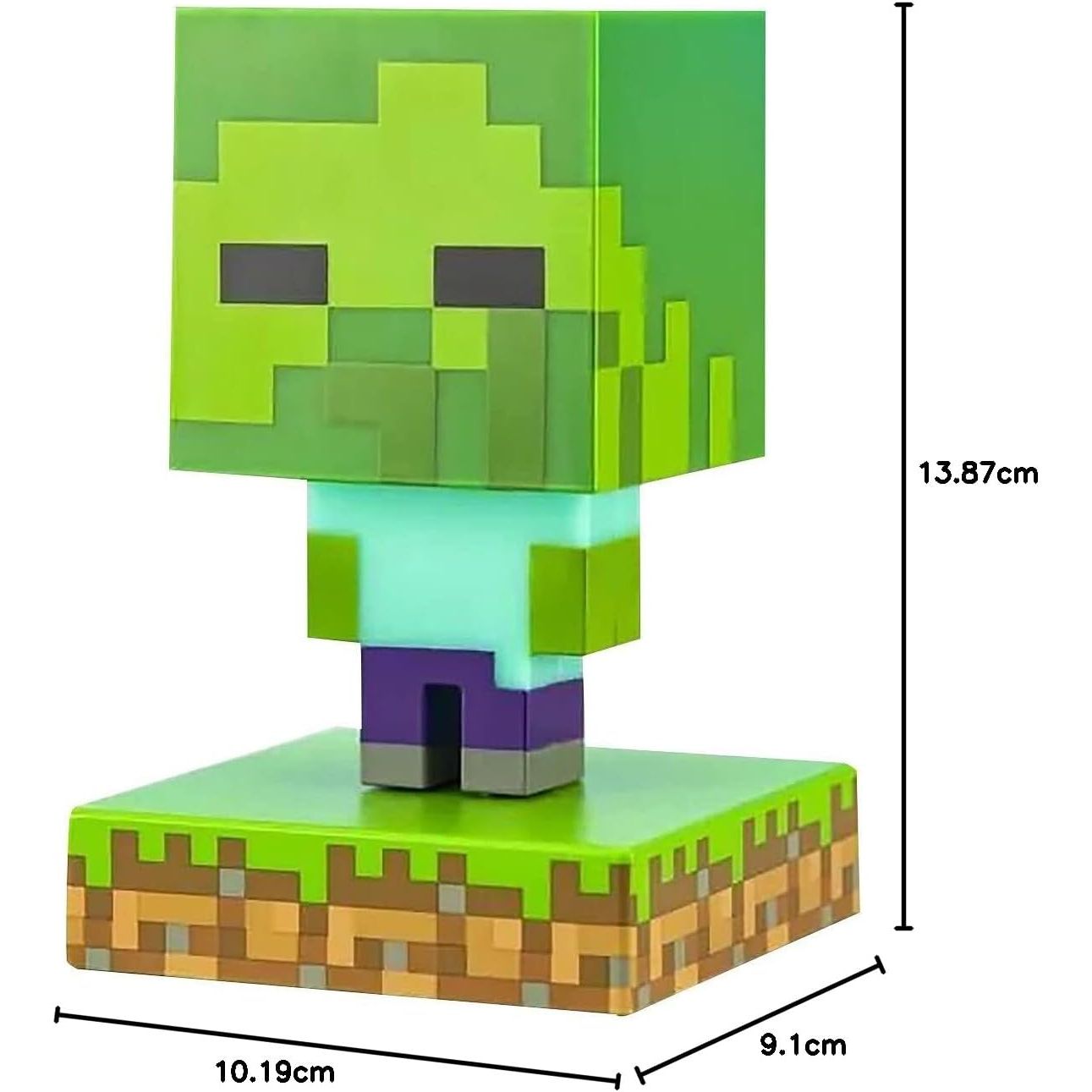 Buy Paladone,Minecraft Zombie Icon Light – Officially Licensed LED Night Light, Battery Powered (Green) | Paladone - Gadcet UK | UK | London | Scotland | Wales| Near Me | Cheap | Pay In 3 | Toy