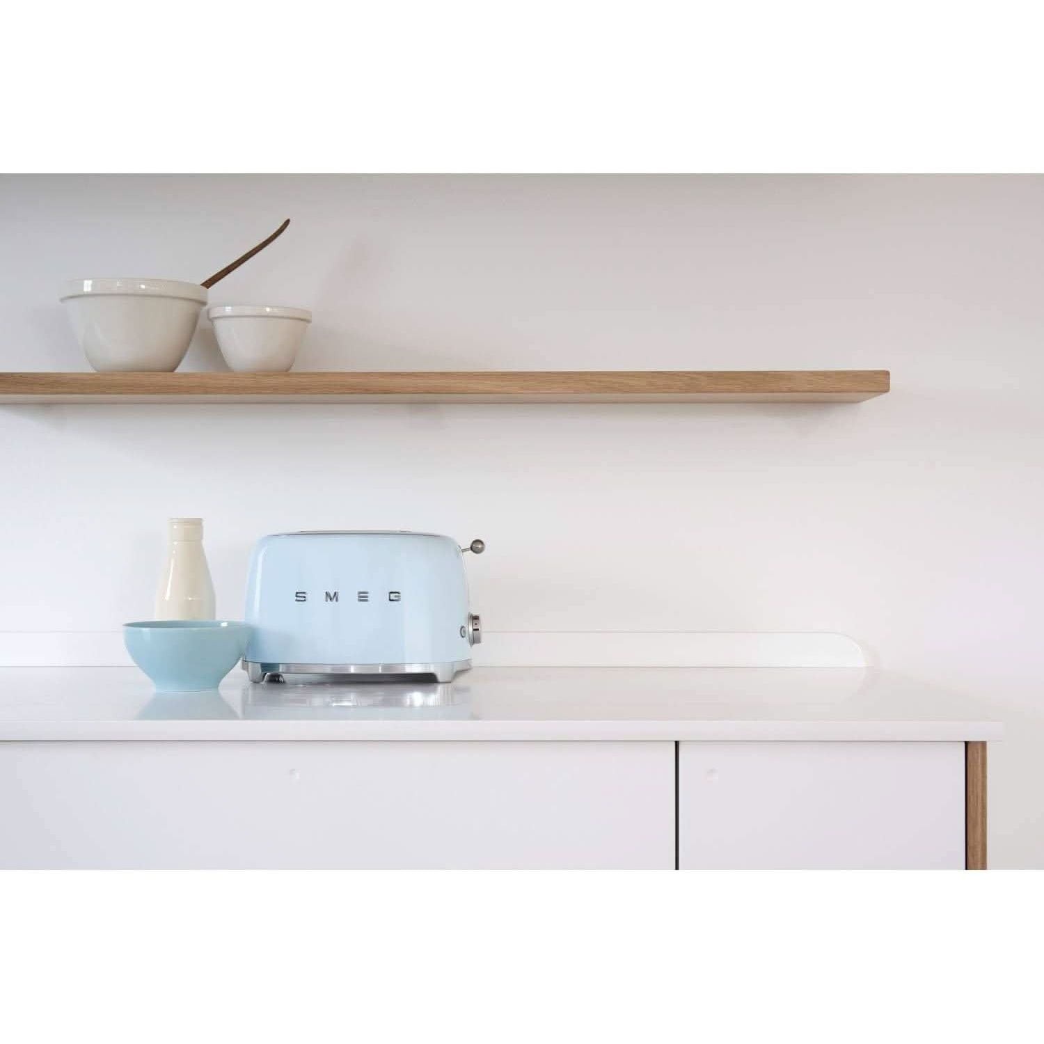Buy Smeg,Smeg 2-Slice Toaster with Extra-Wide Slots & 3 Preset Options - Pastel Blue - Gadcet UK | UK | London | Scotland | Wales| Near Me | Cheap | Pay In 3 | Toasters