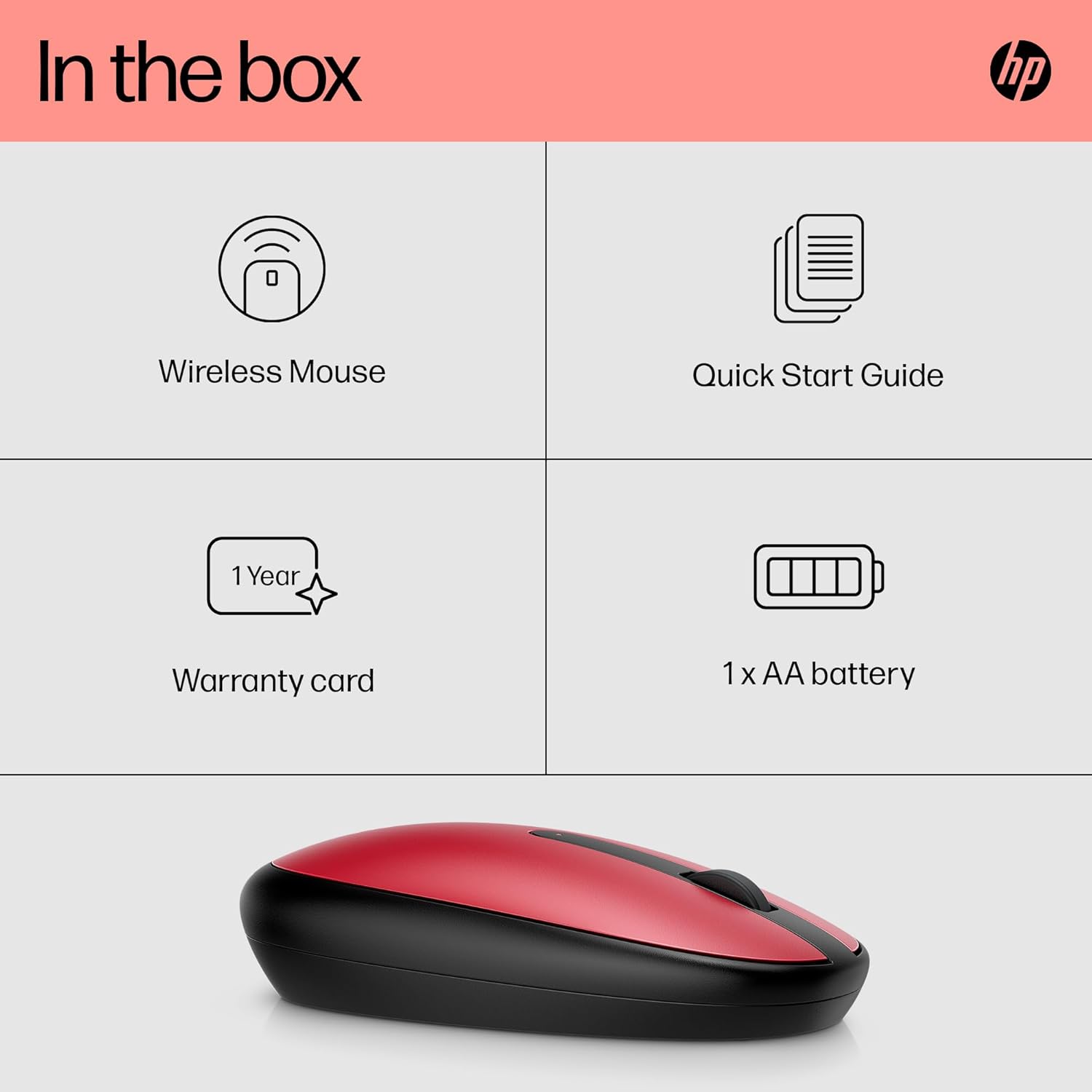 Buy HP,HP 240 Bluetooth Wireless Mouse – Red, Bluetooth 5.1, 1600 DPI Optical Sensor, Lightweight, Ambidextrous Design with AES Technology - Gadcet UK | UK | London | Scotland | Wales| Near Me | Cheap | Pay In 3 | Keyboard & Mouse