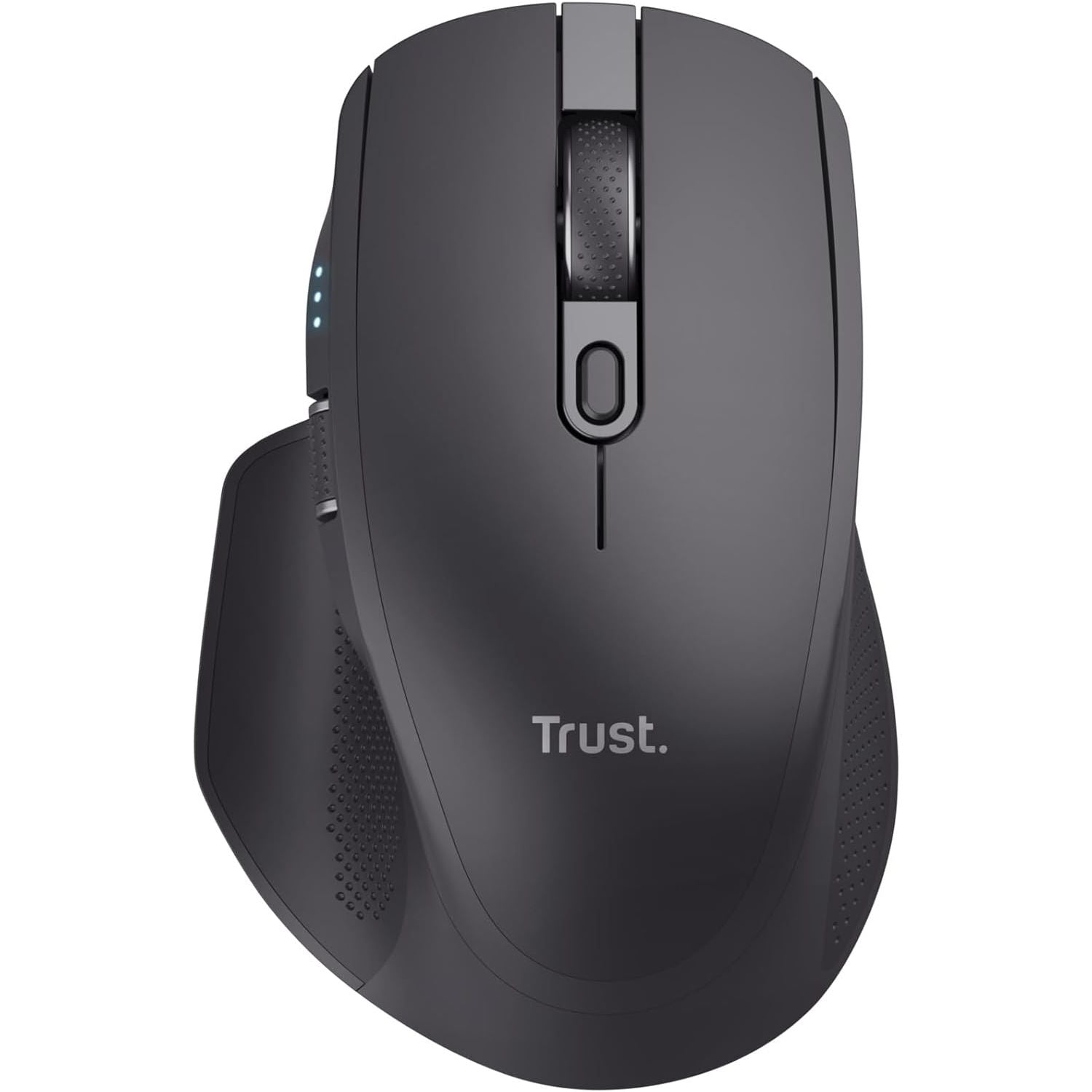 Buy Trust Gaming,Trust Ozaa+ Multi-Device Wireless Mouse – Bluetooth & 2.4GHz, Silent, Programmable, Rechargeable, 60% Recycled Plastic, Side Scroll Wheel – Black - Gadcet UK | UK | London | Scotland | Wales| Near Me | Cheap | Pay In 3 | Keyboard & Mouse