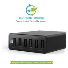 Buy Anker,Anker PowerPort 60 W 6-Port Family-Sized Desktop USB Charger with PowerIQ Technology for Smartphones - White - Gadcet UK | UK | London | Scotland | Wales| Near Me | Cheap | Pay In 3 | Power Adapters & Chargers