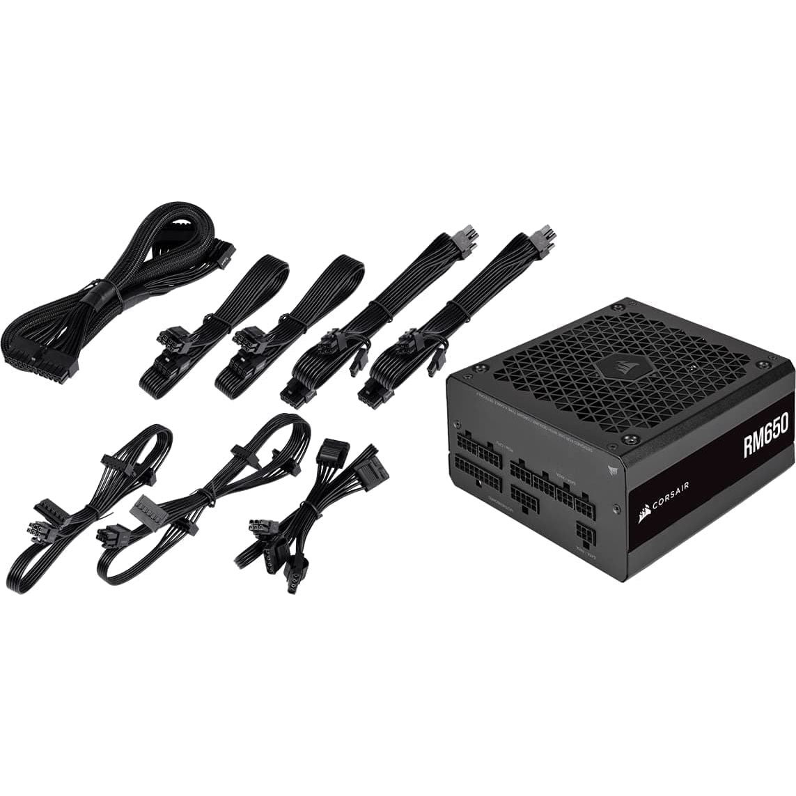 Corsair,Corsair RM650 Fully Modular ATX Power Supply, Dual EPS12V Connectors, Low-Noise Operation, 105°C Capacitors, Modern Standby - Black - Gadcet.com