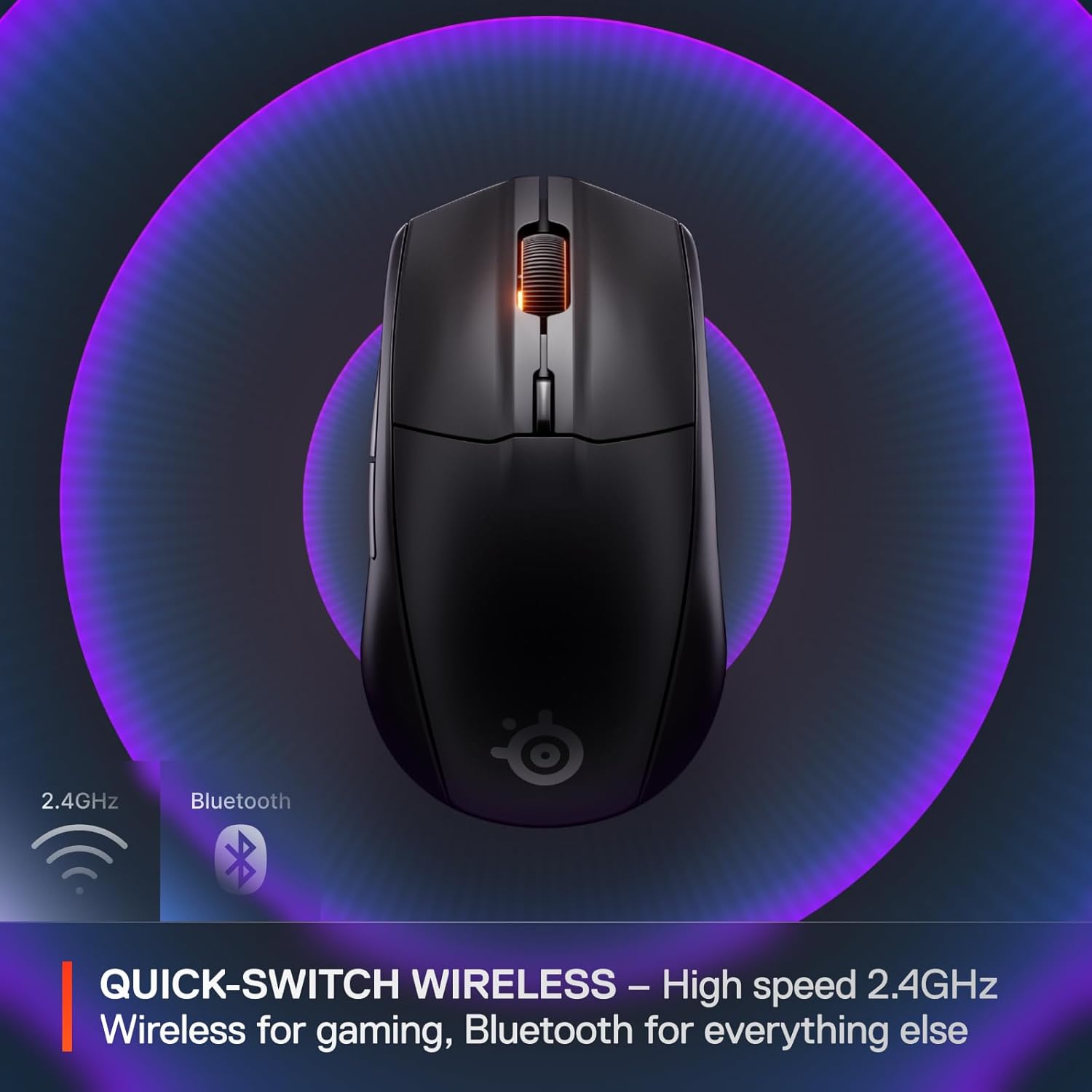 Buy SteelSeries,SteelSeries Rival 3 Wireless Gen 2 Gaming Mouse – 2.4GHz & Bluetooth, 18,000 DPI TrueMove Air Sensor – Black - Gadcet UK | UK | London | Scotland | Wales| Near Me | Cheap | Pay In 3 | Mice & Trackballs