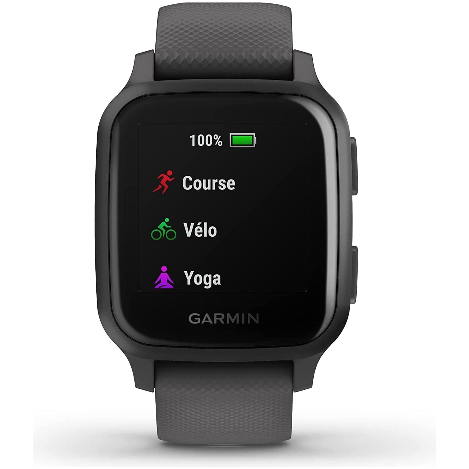 Garmin Venu Sq GPS Smartwatch with All-day Health Monitoring and Fitness Features, Built-in Sports Apps and More, Shadow Grey with Slate Bezel - 3