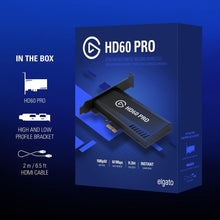 Elgato HD60 Pro Capture Card – 1080p60 PCIe Capture, Low-Latency, PS5/PS4, Xbox Series X/S, PC – Black