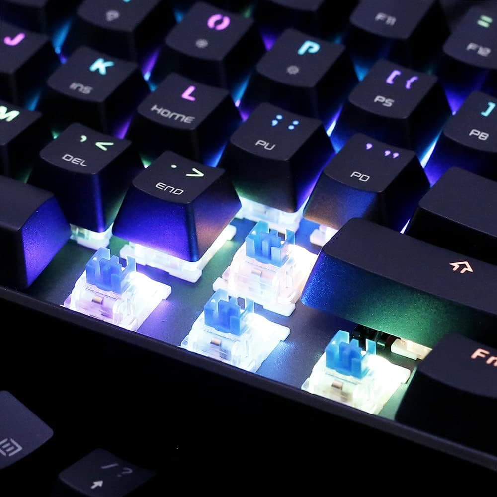 Buy Docooler,Docooler Motospeed CK61 USB Wired Mechanical RGB Gaming Keyboard - Gadcet.com | UK | London | Scotland | Wales| Ireland | Near Me | Cheap | Pay In 3 | Keyboards
